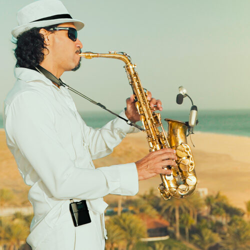 Saxophonist Karim Kathan